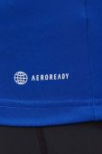 Тренувальна кофта adidas Performance Entrada 22 жіноча однотонна колір блакитний
