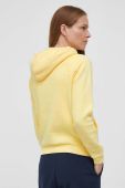 Кофта Polo Ralph Lauren жіноча колір жовтий з капюшоном однотонна (3387766)