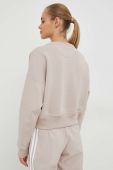Кофта adidas жіноча колір бежевий однотонна (2893519)