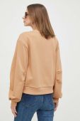 Кофта Guess жіноча колір коричневий з аплікацією (3030477)