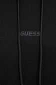 Кофта Guess жіноча колір чорний з капюшоном з аплікацією (3364271)