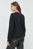 Кофта Karl Lagerfeld жіноча колір чорний з аплікацією (2893562)