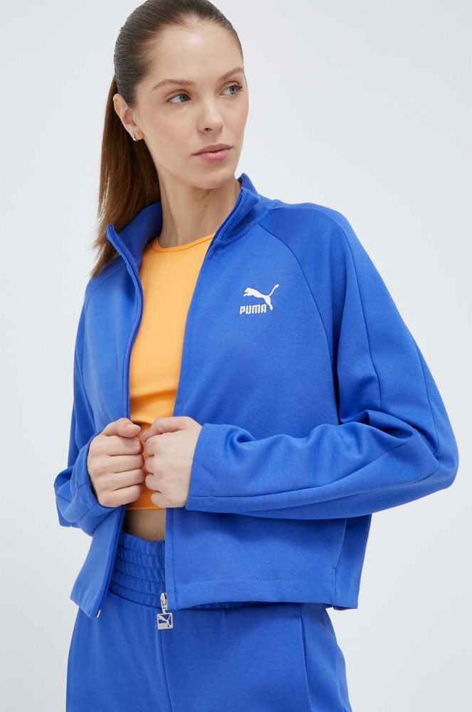 Кофта Puma жіноча  однотонна 538216-92 колір блакитний