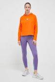 Кофта Puma жіноча колір помаранчевий з капюшоном однотонна