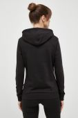 Кофта Puma колір чорний з капюшоном з принтом (3210785)
