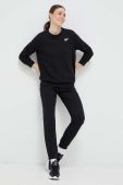 Кофта Reebok жіноча колір чорний однотонна (3073184)