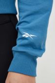 Кофта Reebok жіноча  однотонна колір блакитний
