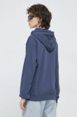 Кофта Roxy жіноча з капюшоном з принтом колір блакитний