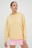Кофта Roxy жіноча колір жовтий з капюшоном з принтом (2964424)