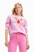 Кофта Desigual жіноча колір рожевий з принтом