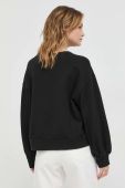 Бавовняна кофта Pinko жіноча колір чорний з принтом (2935965)