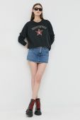 Кофта Pinko жіноча колір чорний з принтом (2987798)