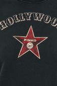 Кофта Pinko жіноча колір чорний з принтом (2987798)