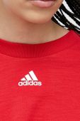 Кофта adidas жіноча колір червоний з принтом
