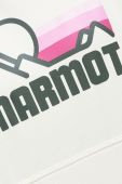 Кофта Marmot Coastal колір бежевий з капюшоном з принтом