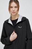 Куртка outdoor Salewa Puez Aqua 4 PTX колір чорний перехідна