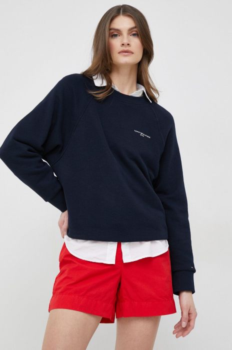 Кофта Tommy Hilfiger жіноча колір синій з принтом (2987806)
