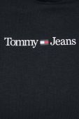Кофта Tommy Jeans жіноча колір чорний з капюшоном з принтом (3013048)