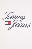 Кофта Tommy Jeans жіноча колір рожевий з капюшоном з принтом (3027370)