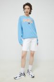 Кофта Tommy Jeans жіноча  з аплікацією колір блакитний