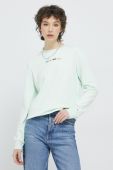 Кофта Tommy Jeans жіноча колір зелений з аплікацією (3081429)