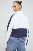 Бавовняна кофта Tommy Jeans жіноча колір синій візерунок
