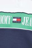 Бавовняна кофта Tommy Jeans жіноча колір синій візерунок