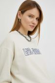 Кофта Lee жіноча колір бежевий з аплікацією