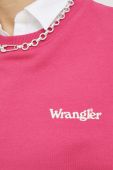 Кофта Wrangler жіноча колір рожевий з принтом