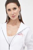 Кофта Armani Exchange жіноча колір білий з капюшоном однотонна (3180959)