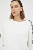 Бавовняна кофта MMC STUDIO жіноча колір білий однотонна (3220102)