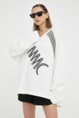 Бавовняна кофта MMC STUDIO жіноча колір білий візерунок