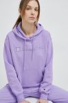 Кофта Champion жіноча колір фіолетовий з капюшоном однотонна (3094208)