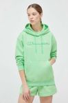 Кофта Champion жіноча колір зелений з капюшоном однотонна (3094204)