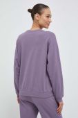 Бавовняна кофта Champion жіноча колір фіолетовий однотонна