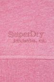 Кофта Superdry жіноча колір рожевий меланж