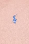 Кофта Polo Ralph Lauren жіноча колір рожевий з капюшоном однотонна (3190639)