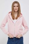 Кофта Polo Ralph Lauren жіноча колір рожевий з капюшоном однотонна (3190643)