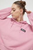 Кофта Ellesse жіноча колір рожевий з капюшоном з принтом (3144129)
