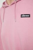 Кофта Ellesse жіноча колір рожевий з капюшоном з принтом (3144129)