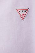 Кофта Guess Originals жіноча колір фіолетовий з капюшоном однотонна