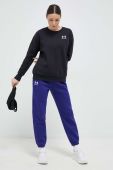 Кофта Under Armour жіноча колір чорний однотонна 1373032-495