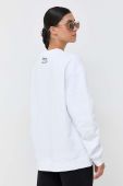 Кофта Karl Lagerfeld жіноча колір білий з аплікацією (3435978)