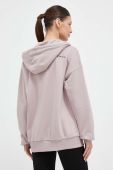 Кофта 4F жіноча колір рожевий з капюшоном однотонна (3247362)
