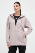 Кофта 4F жіноча колір рожевий з капюшоном однотонна (3247362)