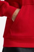 Кофта adidas Originals Adicolor жіноча колір червоний з капюшоном однотонна IA6416-red