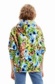 Кофта Desigual жіноча з капюшоном візерунок колір барвистий