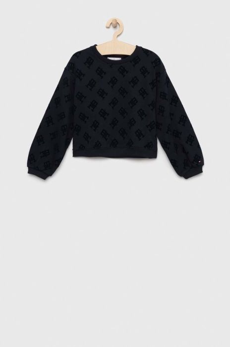Дитяча бавовняна кофта Tommy Hilfiger колір синій