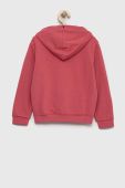 Дитяча кофта Tommy Hilfiger колір рожевий з капюшоном однотонна (2908792)