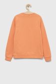 Дитяча бавовняна кофта Guess колір помаранчевий з аплікацією (2885129)
